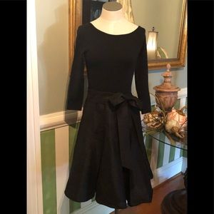 Black cocktail dress